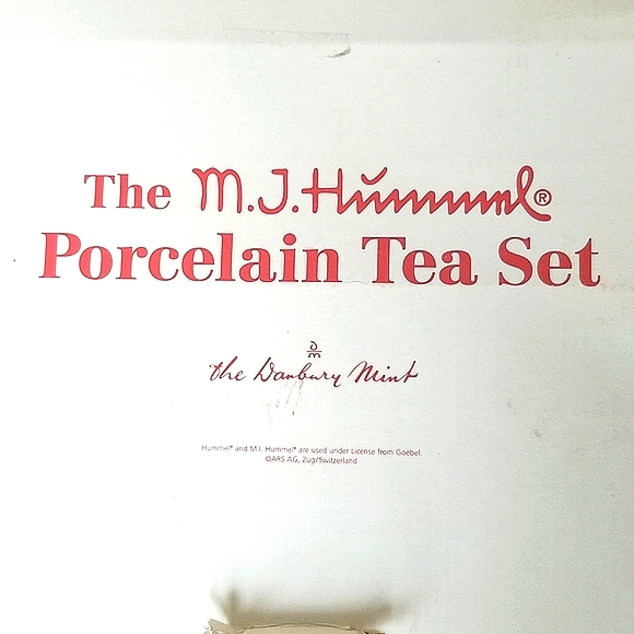 New in Box Hummel Porcelain Tea Set ,'Stormy Weath - Picture 7 of 7